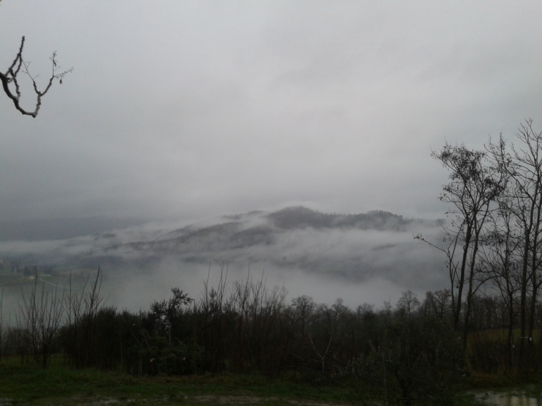 Nuvole, nebbia..... e tanta acqua.