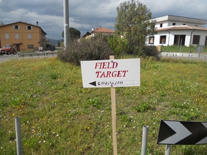 Per chi arriva da Sud: uscita E45 Promano, alla prima rotonda troverete questa.